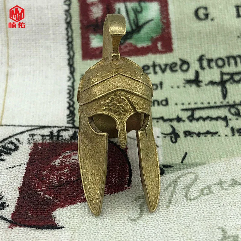 1PC Spartan Helmet Retro Brass Copper EDC Paracord Beads Lanyard Pendants Knife Beads Umbrella Rope Cord Necklace Bracelet Beads
1PC Spartan Helmet Retro Brass Copper EDC Paracord Beads Lanyard Pendants Knife Beads Umbrella Rope Cord Necklace Bracelet Beads
