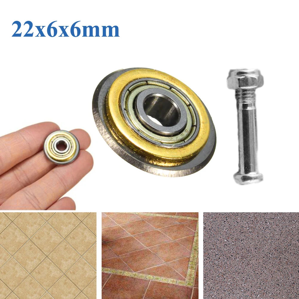 1x Bearing Cutter Wheel 1* 1 pc Tungsten + carbide 22*6*6mm Wheel glass cutter Gold 5-15mm
1x Bearing Cutter Wheel 1* 1 pc Tungsten + carbide 22*6*6mm Wheel glass cutter Gold 5-15mm