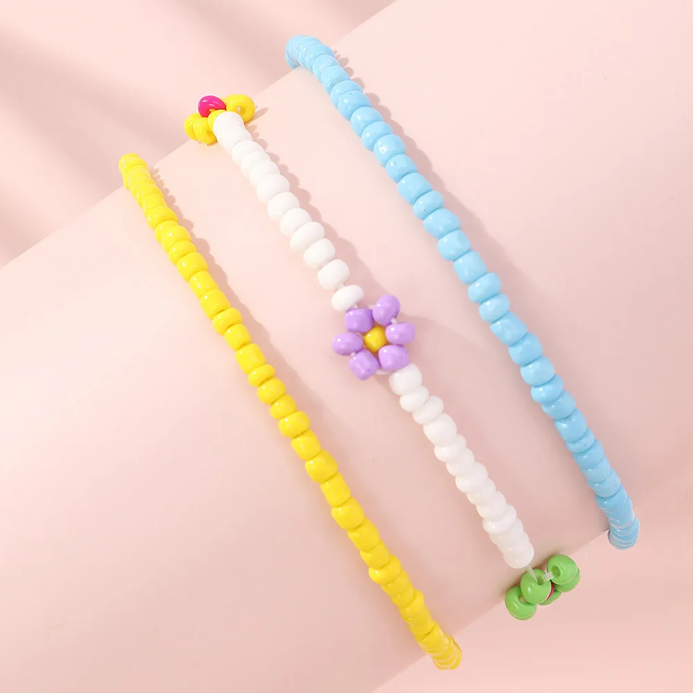 3 pcs/set Bohemian Beads Bracelets for Women Colorful Flowers Daisy Charming Ethnic Multilayer Fashion Boho Jewelry AM3171
3 pcs/set Bohemian Beads Bracelets for Women Colorful Flowers Daisy Charming Ethnic Multilayer Fashion Boho Jewelry AM3171