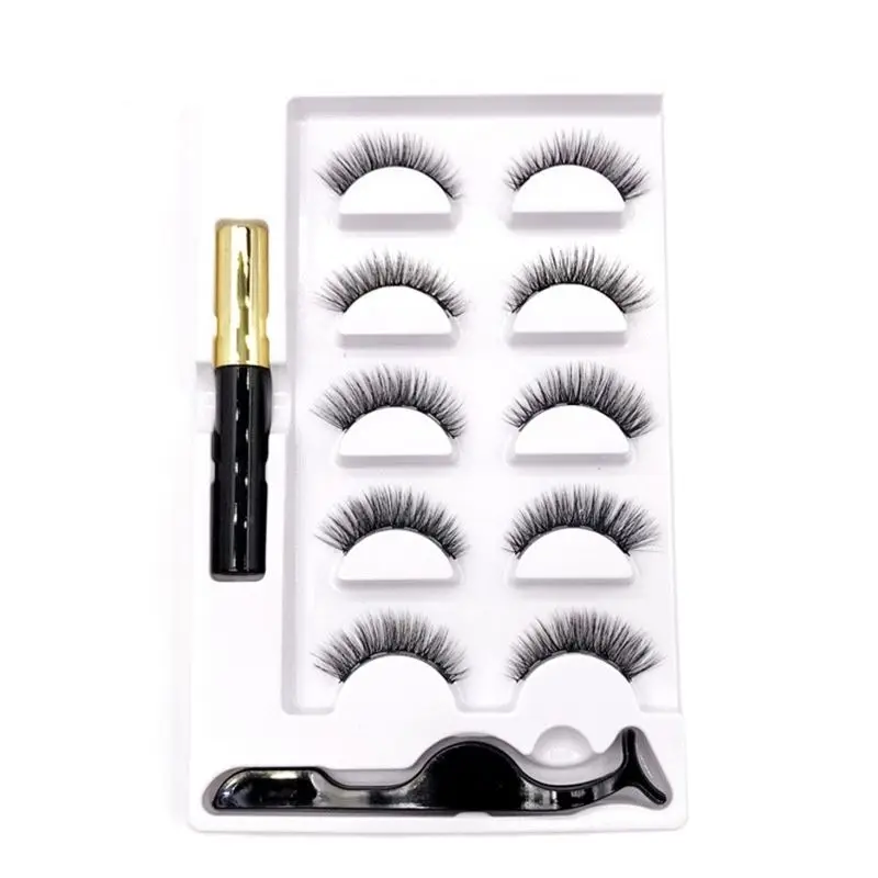 Free Shipping 5 Pairs Double-Tube Magnetic Liquid Eyeliner Eyelashes Natural Set Glue-Free Magnetic Iron-Absorbing Stone False
Free Shipping 5 Pairs Double-Tube Magnetic Liquid Eyeliner Eyelashes Natural Set Glue-Free Magnetic Iron-Absorbing Stone False