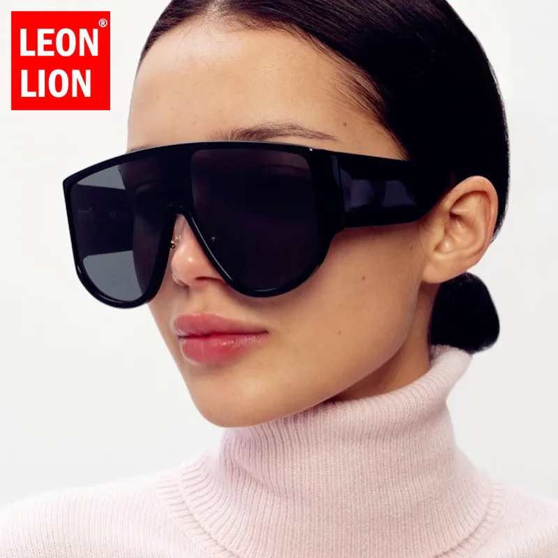 LeonLion 2021 One Piece Retro Sunglasses Women Brand Designer Eyewear Women/Men Vintage Oversized Glasses Female Color Shades
LeonLion 2021 One Piece Retro Sunglasses Women Brand Designer Eyewear Women/Men Vintage Oversized Glasses Female Color Shades