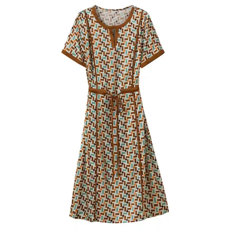 Heavy Weight Satin Silk Dress Summer 2021 New Feminine Style Printed Short Sleeve Slim Mulberry Silk Dress
Heavy Weight Satin Silk Dress Summer 2021 New Feminine Style Printed Short Sleeve Slim Mulberry Silk Dress