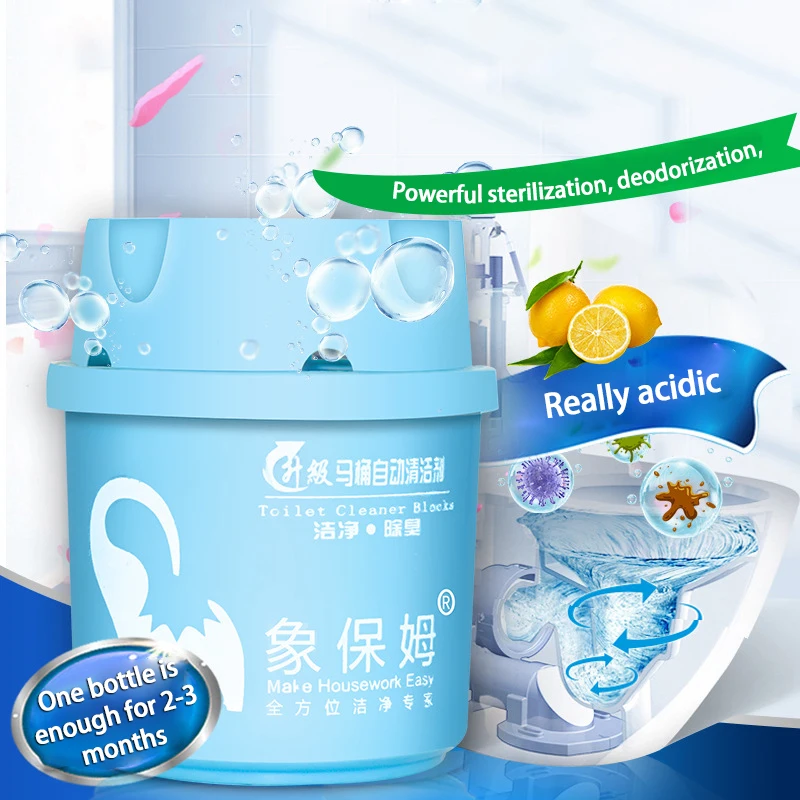 Blue Bubble Toilet Cleaner Automatic Flushing Bathroom Deodorant Fragrance Block Practical Remove Odor Freshener Toilet Spirit
Blue Bubble Toilet Cleaner Automatic Flushing Bathroom Deodorant Fragrance Block Practical Remove Odor Freshener Toilet Spirit