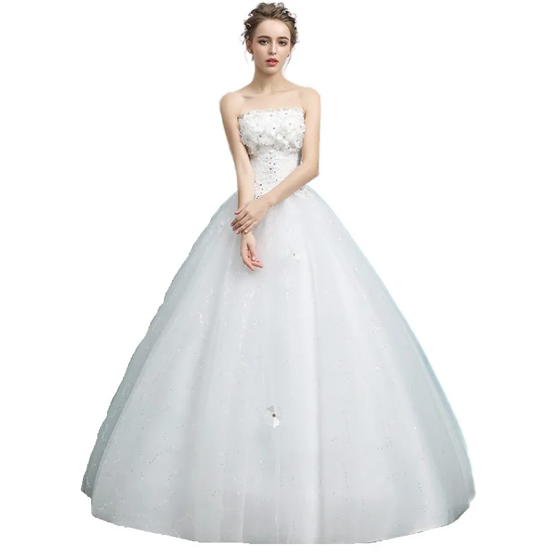 Wedding Dress 2020 New Bride Wedding Dress Qi Di Slimming Simple Princess Wedding Korean Women
Wedding Dress 2020 New Bride Wedding Dress Qi Di Slimming Simple Princess Wedding Korean Women