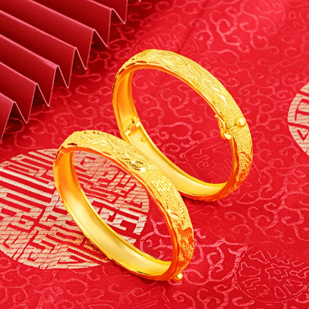 1 Pieces Luxury Phoenix Bangle Bridal Jewelry Yellow Gold Filled Dubai Classic Womens Bracelet Gift
1 Pieces Luxury Phoenix Bangle Bridal Jewelry Yellow Gold Filled Dubai Classic Womens Bracelet Gift