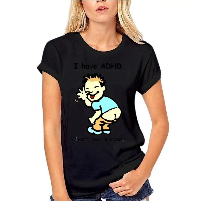 Adhd Adults T-shirt Ive Adhd Whats Your Excuse Print Mens O-neck T Shirts Men's Basic Short Sleeve T-shirt Classic Retro
Adhd Adults T-shirt Ive Adhd Whats Your Excuse Print Mens O-neck T Shirts Men's Basic Short Sleeve T-shirt Classic Retro