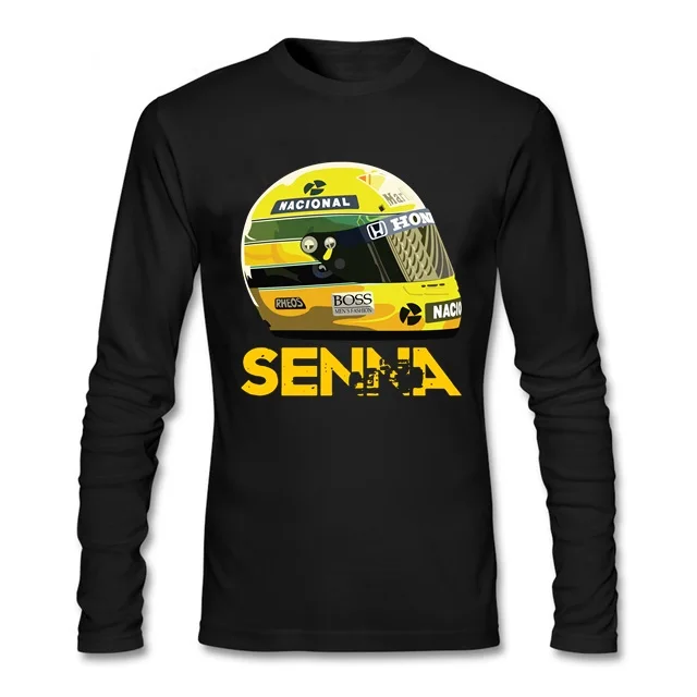 Mens tshirts Car Racing World Champion Legend t-shirt Ayrton Senna Helmet men long sleeve t shirts youth tees spring topshirts
Mens tshirts Car Racing World Champion Legend t-shirt Ayrton Senna Helmet men long sleeve t shirts youth tees spring topshirts