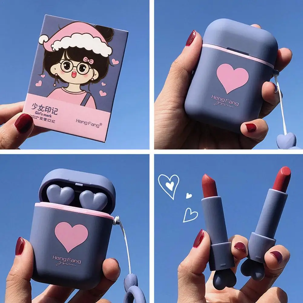 Non-stick Cup Smooth Matte Texture Lip Gloss Usable Lipstick Long Lasting Lip Makeup Set Exquisite Korean Cosmetics
Non-stick Cup Smooth Matte Texture Lip Gloss Usable Lipstick Long Lasting Lip Makeup Set Exquisite Korean Cosmetics