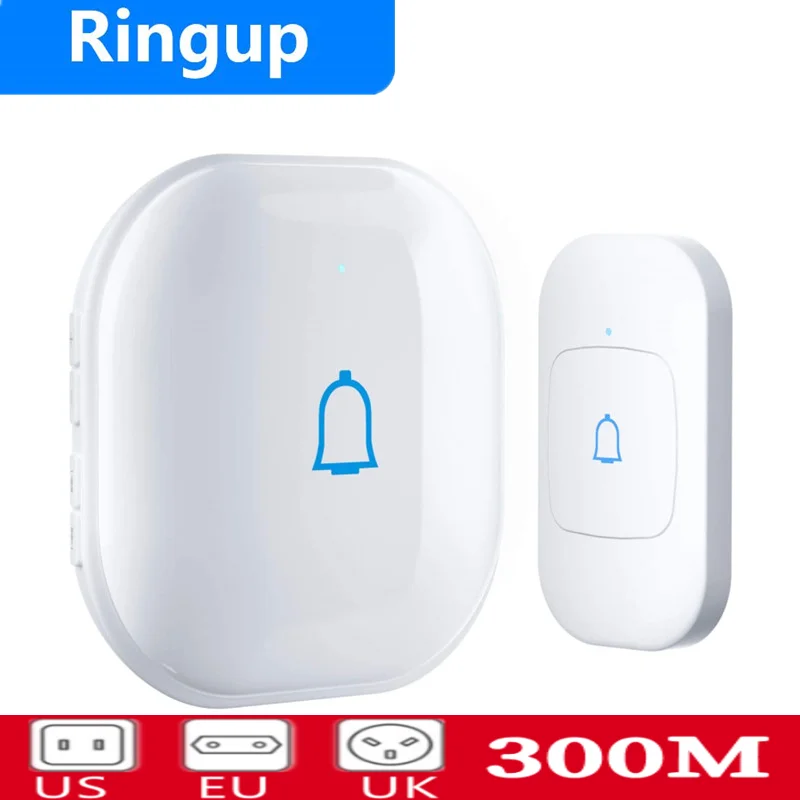 Набор беспроводных дверных звонков Ringup, уличный умный водонепроницаемый дверной звонок 56 дюймов, колокольчики, 7 уровней громкости, дистанц...
Набор беспроводных дверных звонков Ringup, уличный умный водонепроницаемый дверной звонок 56 дюймов, колокольчики, 7 уровней громкости, дистанц...