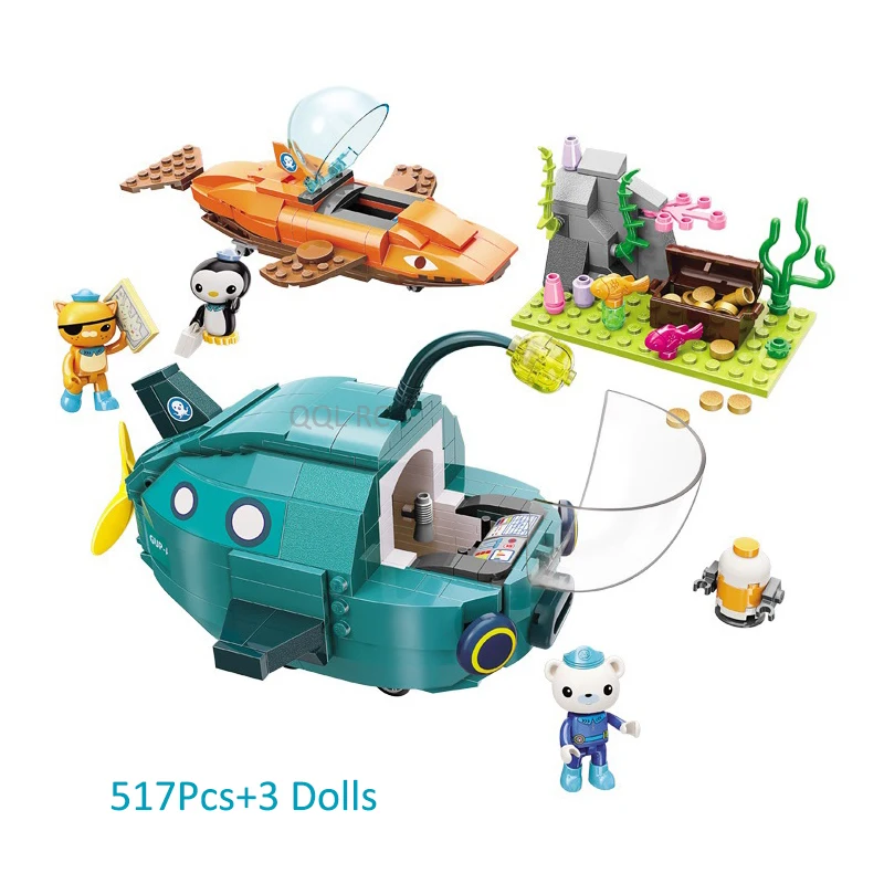 The Octonauts Serise Ship set boat Bricks Building Blocks Toys for Children Gifts Cartoons Animation Model 517Pcs
The Octonauts Serise Ship set boat Bricks Building Blocks Toys for Children Gifts Cartoons Animation Model 517Pcs