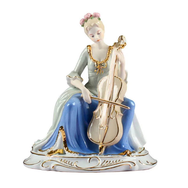 Nordic Violoncello Girl Artware Character Sculpture Home Decoration Accessories Modern Art Ceramic Statue Room Craft Figurine
Nordic Violoncello Girl Artware Character Sculpture Home Decoration Accessories Modern Art Ceramic Statue Room Craft Figurine