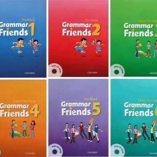 6 books/set Grammar Grammar Friends Books Grammar Books 6-15 Years old Friends English Grammar Practice Education Textbook
6 books/set Grammar Grammar Friends Books Grammar Books 6-15 Years old Friends English Grammar Practice Education Textbook