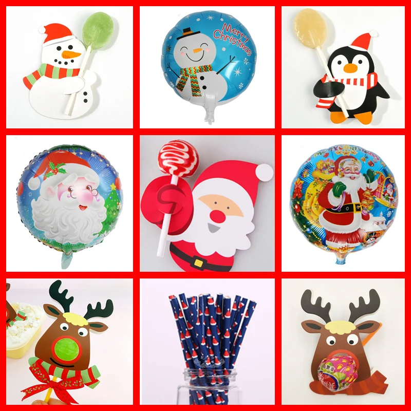 

Merry Christmas Party Supplies Xmas Tree Ornaments Santa Claus Gift Snowman Toy Deer Wreath Hang Decoration For Home LED Light