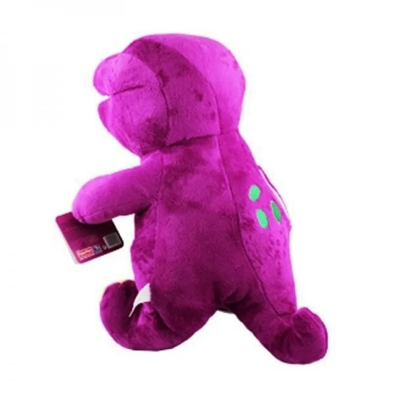 hot new 11"30cm Barney The Dinosaur Sing " I LOVE YOU" Song Purple Dinosaur Plush Toys Doll For Children
hot new 11"30cm Barney The Dinosaur Sing " I LOVE YOU" Song Purple Dinosaur Plush Toys Doll For Children