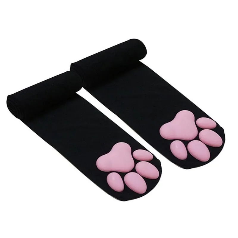 1pair Over Knee Kawaii 3D Cat Pad Kitten Paw Socks Girl Lolita Cosplay Velvet Leggings Overknee Thigh High Long Stockings 60CM
1pair Over Knee Kawaii 3D Cat Pad Kitten Paw Socks Girl Lolita Cosplay Velvet Leggings Overknee Thigh High Long Stockings 60CM