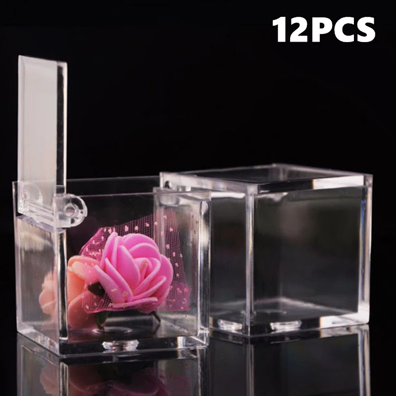 12Pcs Transparent Clear Plastic Candy Box Gifts Birthday Wedding Favor Holder Chocolate Candy Cube Boxs Sweet Boxs For Party
12Pcs Transparent Clear Plastic Candy Box Gifts Birthday Wedding Favor Holder Chocolate Candy Cube Boxs Sweet Boxs For Party