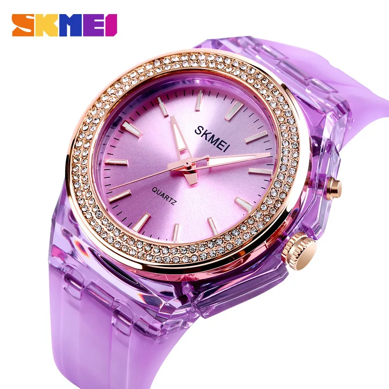 2021led lantern transparent waterproof women's watch inlaid with rhinestones fashion casual quartz watch waterproof student watc
2021led lantern transparent waterproof women's watch inlaid with rhinestones fashion casual quartz watch waterproof student watc