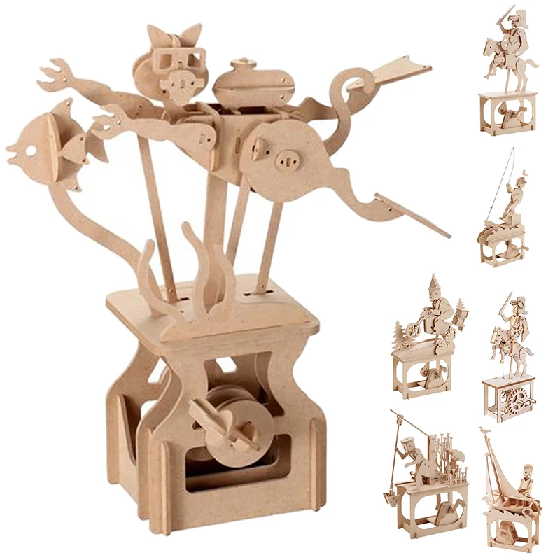 New Wooden 3D Assembled DIY Puzzle Wooden Mechanical Transmission and Model Assembled Toy Gifts Puzzles
New Wooden 3D Assembled DIY Puzzle Wooden Mechanical Transmission and Model Assembled Toy Gifts Puzzles