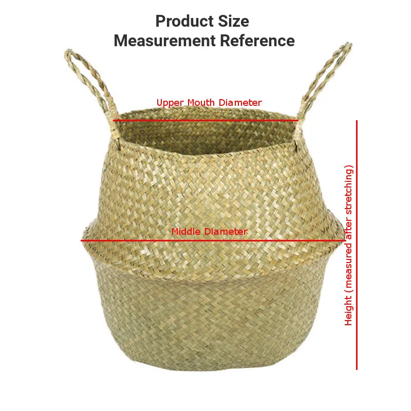 Opslag Opvouwbare Natuurlijke Zeegras Geweven Opslag Mand Pot Tuin Bloemenvaas Opknoping Rieten Mand Woondecoratie Planter
Opslag Opvouwbare Natuurlijke Zeegras Geweven Opslag Mand Pot Tuin Bloemenvaas Opknoping Rieten Mand Woondecoratie Planter