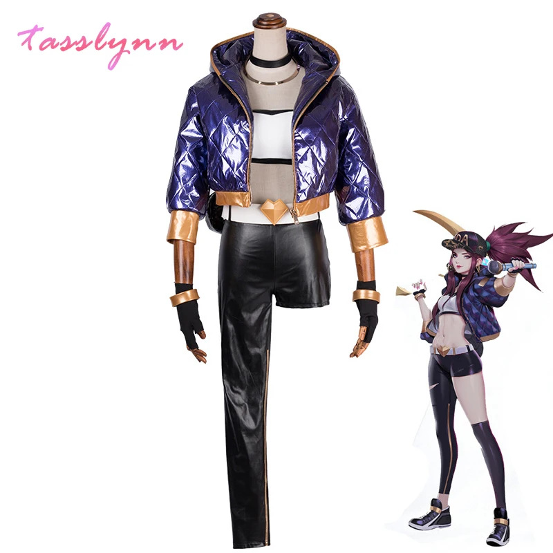 Hot Game LOL KDA Akali Cosplay Bodysuit Akali Cosplay Coat LOL KDA Cosplay Uniform Warm Winter Costume for Women Sexy
Hot Game LOL KDA Akali Cosplay Bodysuit Akali Cosplay Coat LOL KDA Cosplay Uniform Warm Winter Costume for Women Sexy