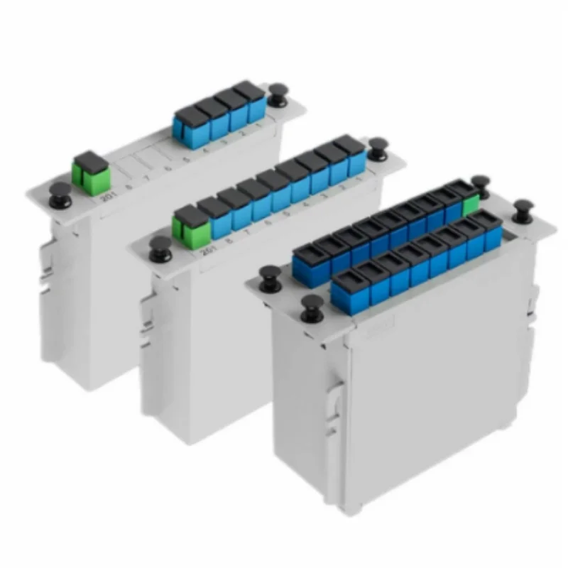 Оптовый продавец вставка ПЛК кассеты типа SC APC 1x4 волоконно-оптический сплиттер 1x8