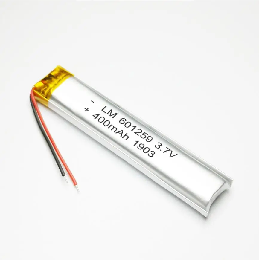 

20pcs 3.7V 400mah 601260 Lithium Polymer ion Battery 2.0mm JST Connector