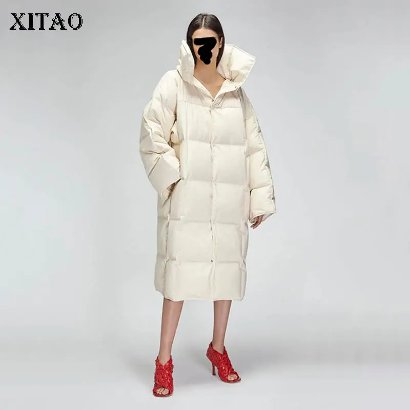 XITAO, однотонные свободные пуховые пальто большого размера, Зимние новые теплые женские модные пальто с воротником-стойкой, подходящие ко вс...
XITAO, однотонные свободные пуховые пальто большого размера, Зимние новые теплые женские модные пальто с воротником-стойкой, подходящие ко вс...