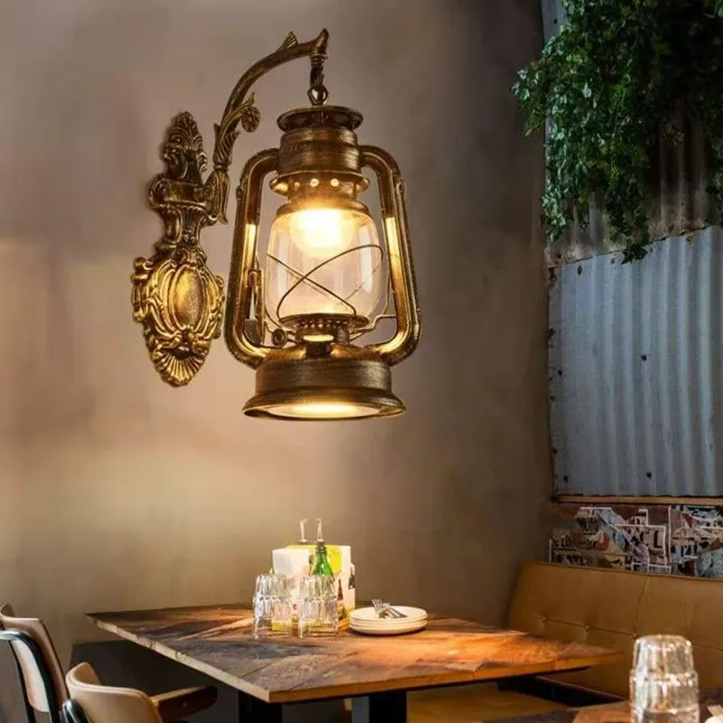Wall Light Horse Lantern Retro Decorative Wall Lamp Balcony Nostalgic Antique Hotel Restaurant Industrial Antique Lamp
Wall Light Horse Lantern Retro Decorative Wall Lamp Balcony Nostalgic Antique Hotel Restaurant Industrial Antique Lamp