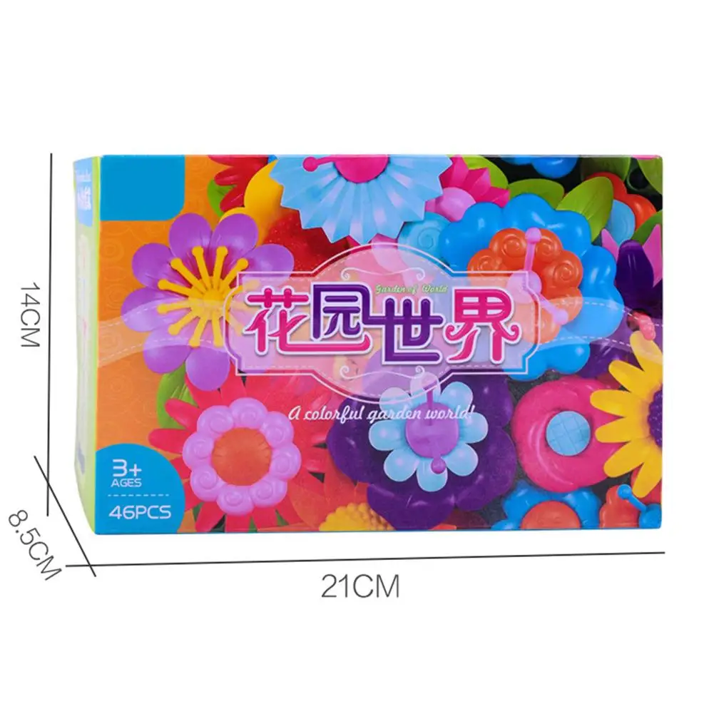 46 Pcs/Set DIY Bouquet Flower Arrangement Playset Building Blocks Educational Toy Kid Girl Parent-child Interactive Toys Gifts
46 Pcs/Set DIY Bouquet Flower Arrangement Playset Building Blocks Educational Toy Kid Girl Parent-child Interactive Toys Gifts