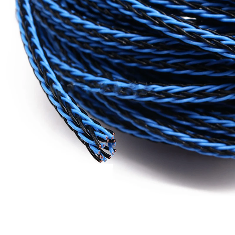 Измеритель Hifi Blue 8TC 8-жильный твист-кабель OCC медный проводной кабель для Hi-Fi аудио