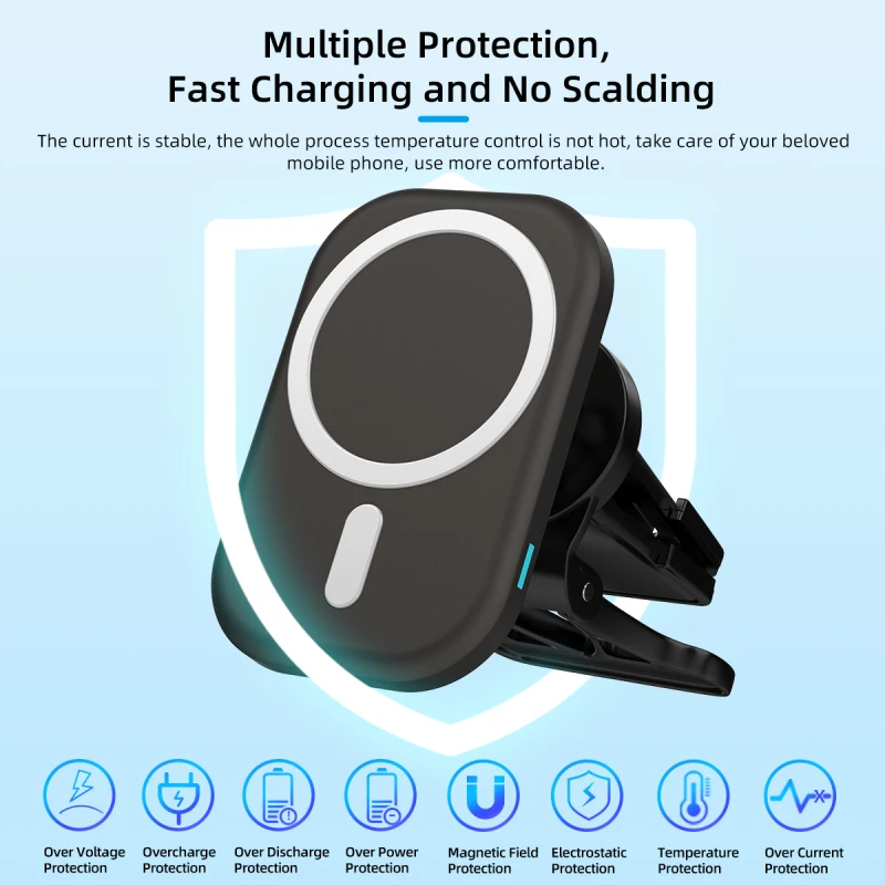 15W Car Magnetic Wireless Charger Suitable for iphone12 Car Wireless Charger Fast Charging Universal Car Bracket
15W Car Magnetic Wireless Charger Suitable for iphone12 Car Wireless Charger Fast Charging Universal Car Bracket