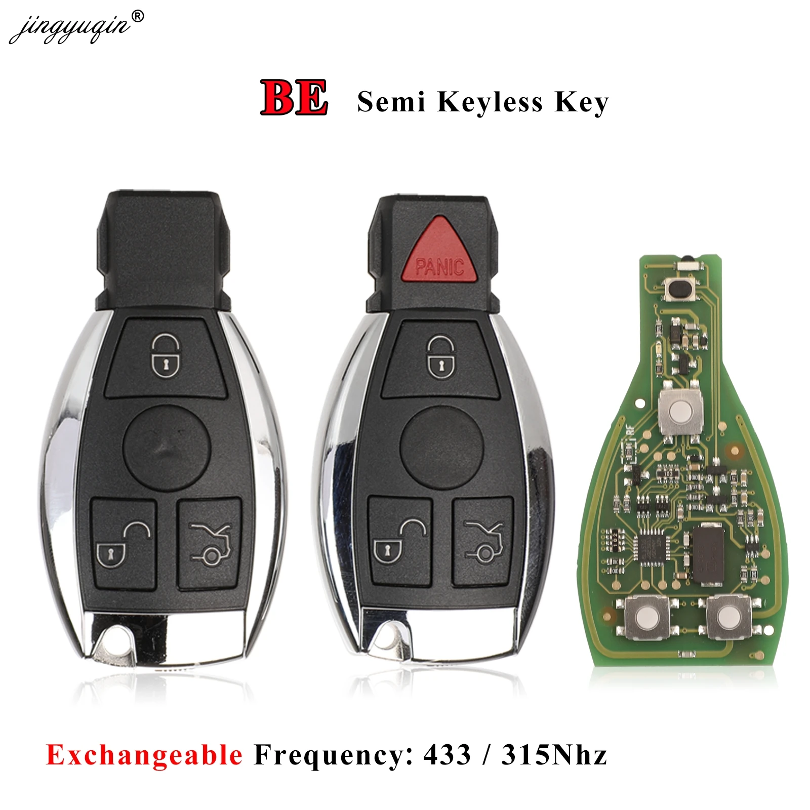 Пульт дистанционного управления jingyuqin CG BE полуключ без ключа для Mercedes Benz ML R GL W210
