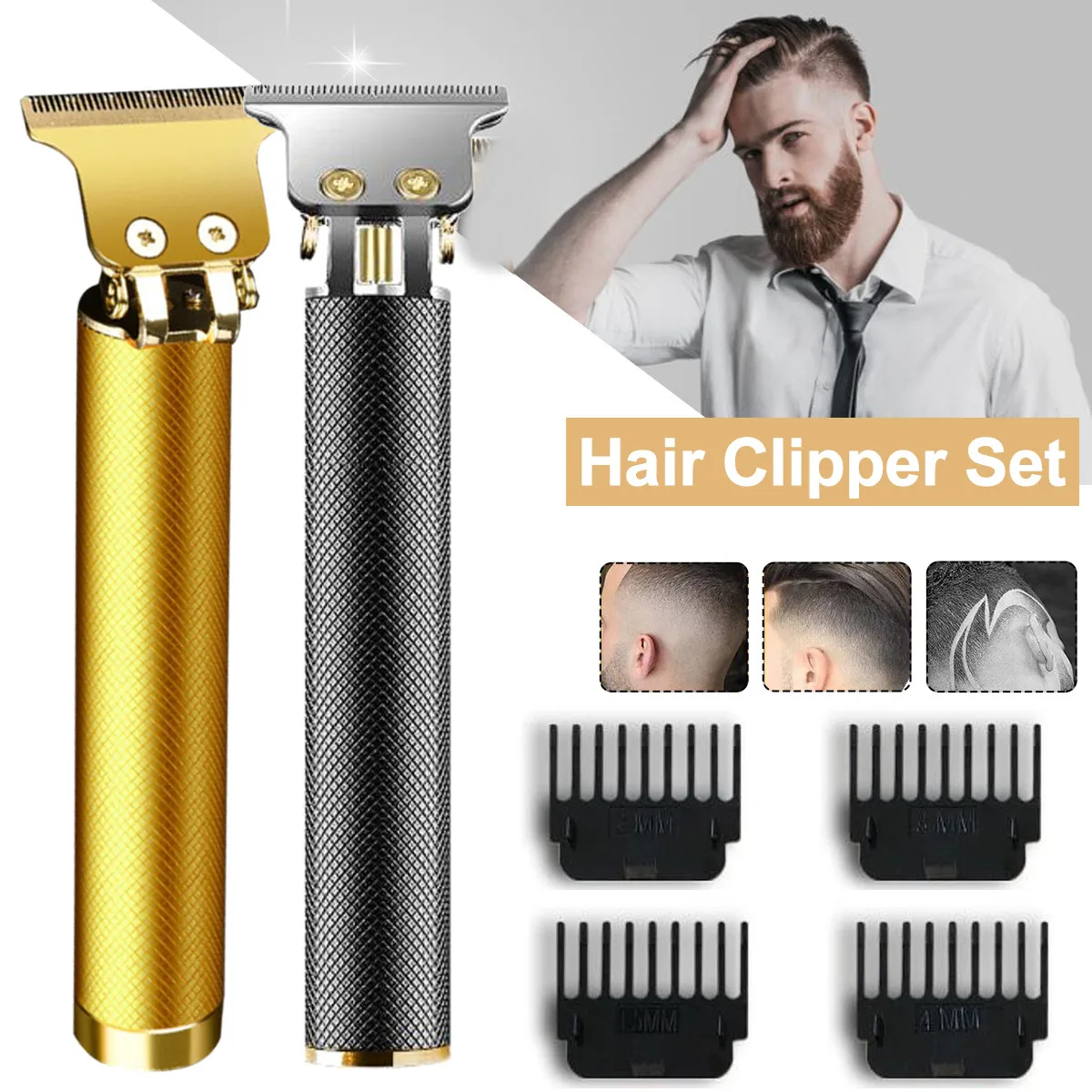 10W Hair Clipper Set Electric Hair Trimmer Cordless Shaver 1-3mm Men Haircut Styling Tool USB Rechargeable Beard Cutter Gift
10W Hair Clipper Set Electric Hair Trimmer Cordless Shaver 1-3mm Men Haircut Styling Tool USB Rechargeable Beard Cutter Gift