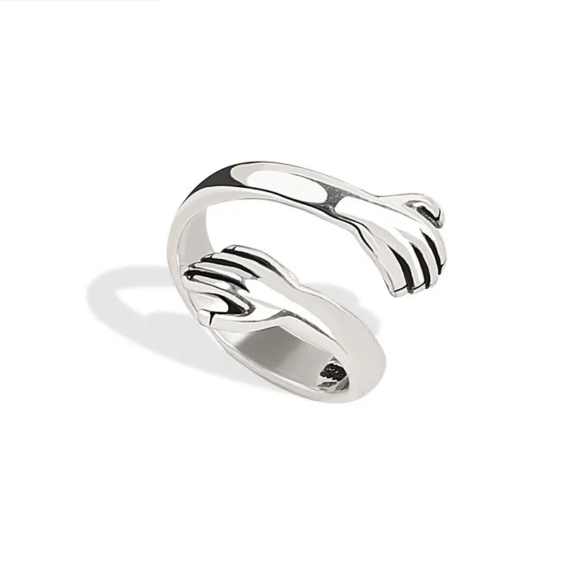 QMCOCO 2021 New Style 925 Silver Jewelry Sweethearts Hand Ring Retro Fashion Tide Flow Adjustable Ring Decorative Accessories
QMCOCO 2021 New Style 925 Silver Jewelry Sweethearts Hand Ring Retro Fashion Tide Flow Adjustable Ring Decorative Accessories