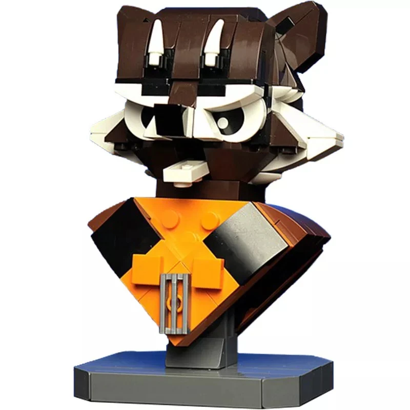 208pcs Diy Collection Movie Series Custom Raccoon Bust Building Blocks Bricks Educational Figures Toys Gifts Children Kids
208pcs Diy Collection Movie Series Custom Raccoon Bust Building Blocks Bricks Educational Figures Toys Gifts Children Kids