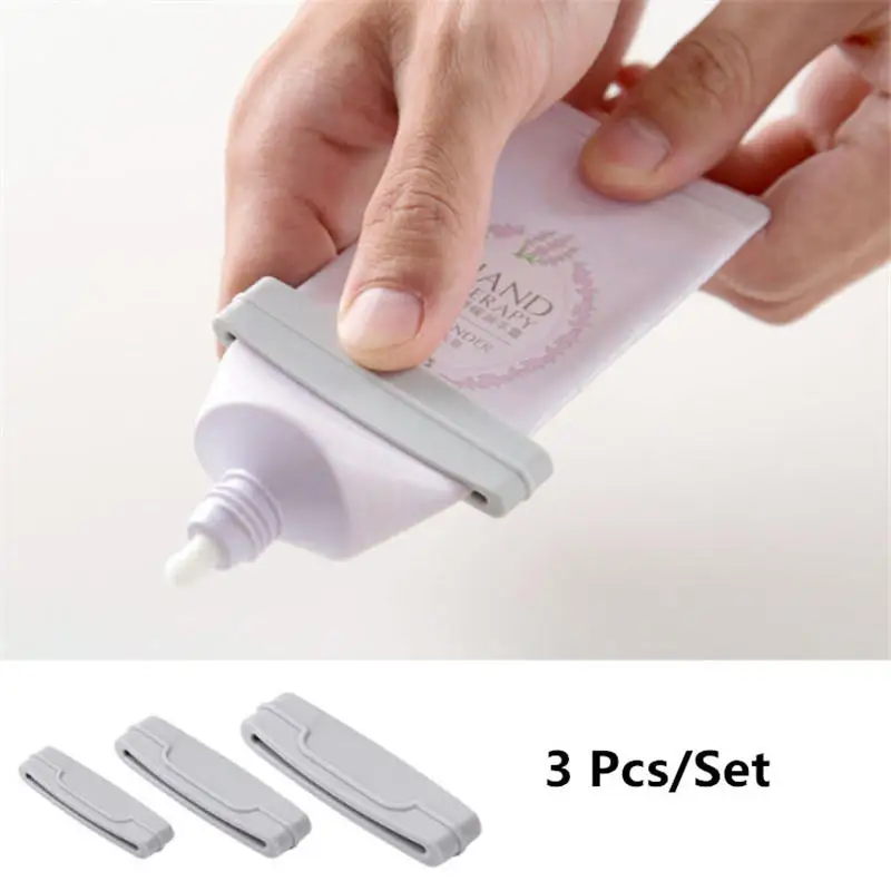 3 PCs/set Multifunction Cream Tube Squeezer Manual Toothpaste Dispenser Bathroom Squeeze Paste Squeezing Clamp Extruding Clip
3 PCs/set Multifunction Cream Tube Squeezer Manual Toothpaste Dispenser Bathroom Squeeze Paste Squeezing Clamp Extruding Clip