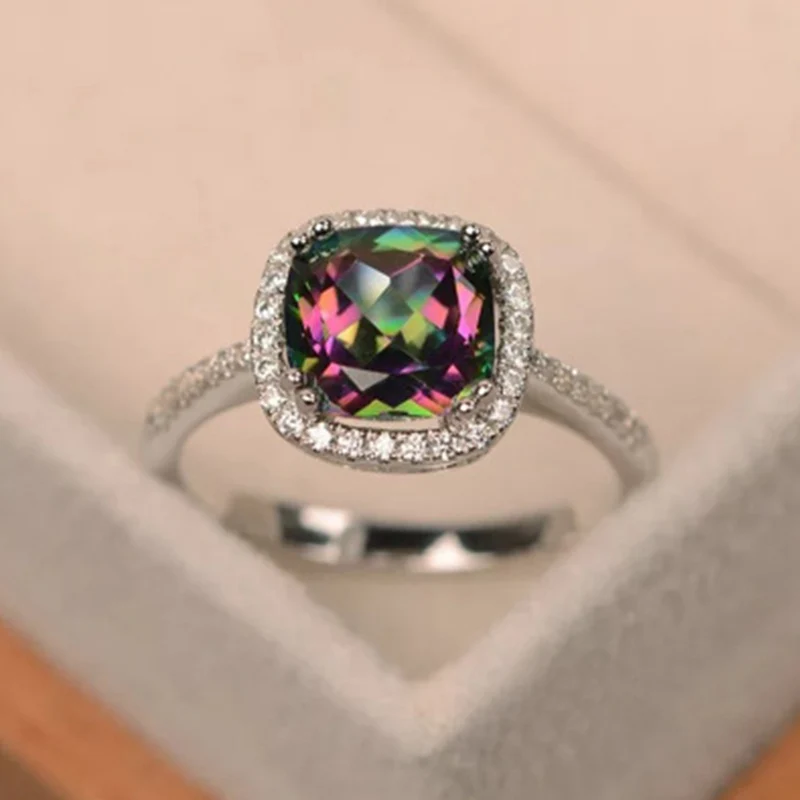 Fashion European Square Zircon Ring Blue Sapphire Geometric Ring Women Rhinestone Jewelry Wedding Engagement Size 6-10 2020 New
Fashion European Square Zircon Ring Blue Sapphire Geometric Ring Women Rhinestone Jewelry Wedding Engagement Size 6-10 2020 New
