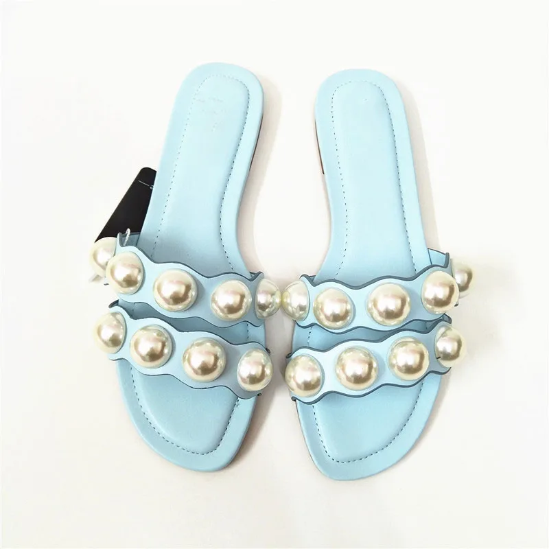 brand shoes 2021 Fashion Flat Slippers Party shoes Fulgurant Pearl Sandals thin Belt Roman Flat Women Flip Flops Casual Beach
brand shoes 2021 Fashion Flat Slippers Party shoes Fulgurant Pearl Sandals thin Belt Roman Flat Women Flip Flops Casual Beach