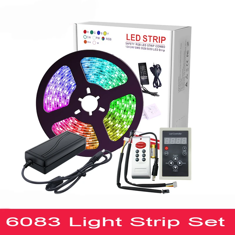 SM5050 30leds/m 5m IP67 Waterproof LED Symphony Lights With + 12V 3A Power Supply + 6803 Dedicated Controller Set
SM5050 30leds/m 5m IP67 Waterproof LED Symphony Lights With + 12V 3A Power Supply + 6803 Dedicated Controller Set