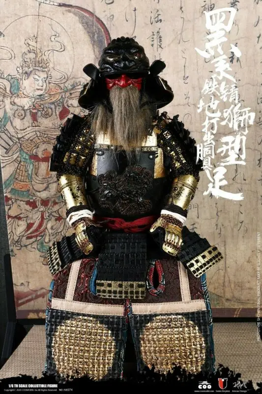 COOMODEL SE074 1/6 Male Japanese Samurai Alloy Die-casting Black Lion Type Legendary Edition Full Set Action Figure Doll Gifts
COOMODEL SE074 1/6 Male Japanese Samurai Alloy Die-casting Black Lion Type Legendary Edition Full Set Action Figure Doll Gifts