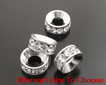 htu5 10mm white black mixed multi Rhinestone Crystal Rondelle Spacer Beads Lot silver Plated Big Hole European Beads
htu5 10mm white black mixed multi Rhinestone Crystal Rondelle Spacer Beads Lot silver Plated Big Hole European Beads