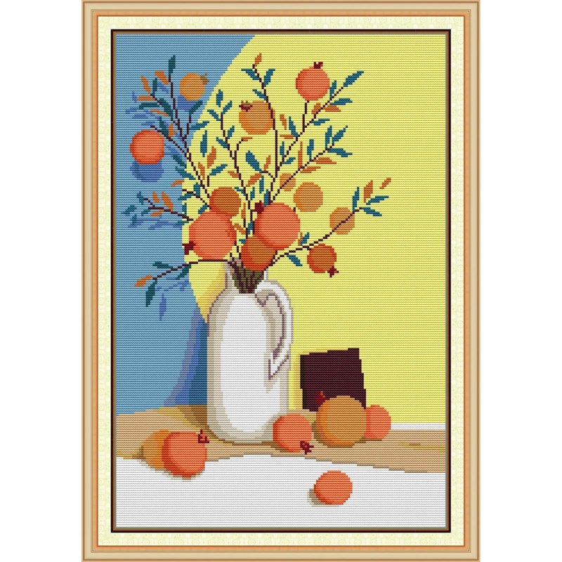 Everlasting Love Pomegranate 2 Chinese Cross Stitch Kits Ecological Cotton 11CT 14CT Easy for Beginners Home Decoration
Everlasting Love Pomegranate 2 Chinese Cross Stitch Kits Ecological Cotton 11CT 14CT Easy for Beginners Home Decoration