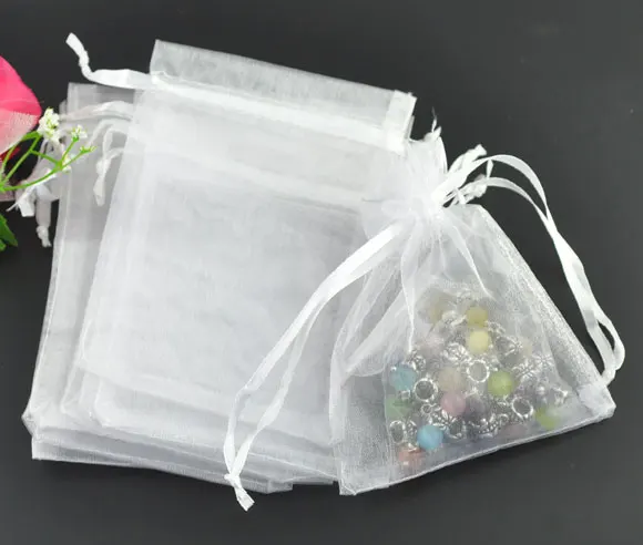 DoreenBeads Organza Jewelry Bags Drawstring Rectangle White Color Earrings Necklace DIY Jewelry Gifts Packing 12cm x9cm,4 PCs 
DoreenBeads Organza Jewelry Bags Drawstring Rectangle White Color Earrings Necklace DIY Jewelry Gifts Packing 12cm x9cm,4 PCs