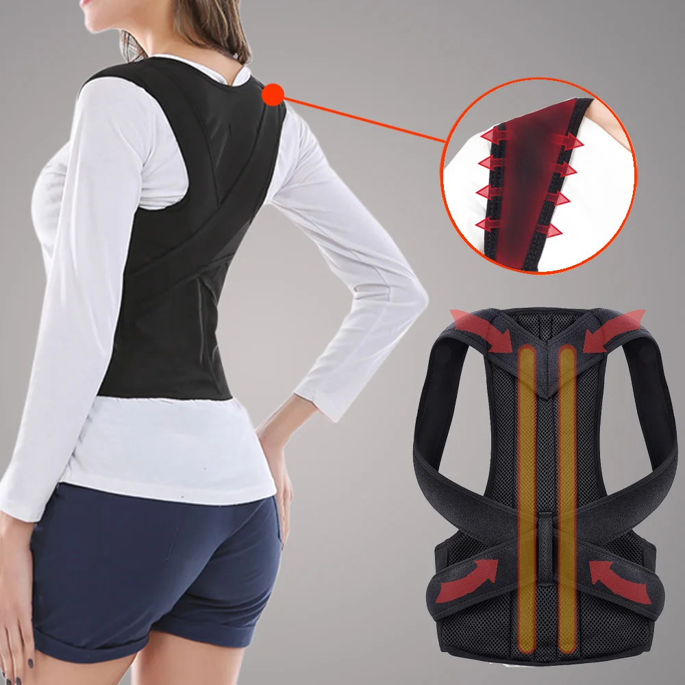 Adjustable Posture Corrector Back Support Shoulder Back Brace Posture Correction Spine Posture Corrector Postural Fixer Tape
Adjustable Posture Corrector Back Support Shoulder Back Brace Posture Correction Spine Posture Corrector Postural Fixer Tape