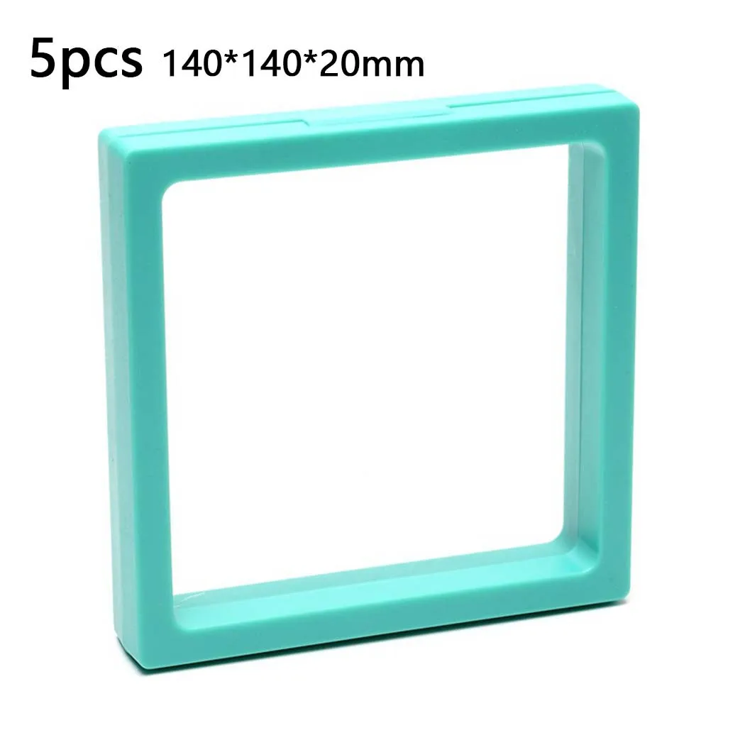 5Pcs 140*140*20mm Display Cases 3D Floating Frame Blue Holder Stand Box Clear Jewelry Ring Coin Display Case
5Pcs 140*140*20mm Display Cases 3D Floating Frame Blue Holder Stand Box Clear Jewelry Ring Coin Display Case