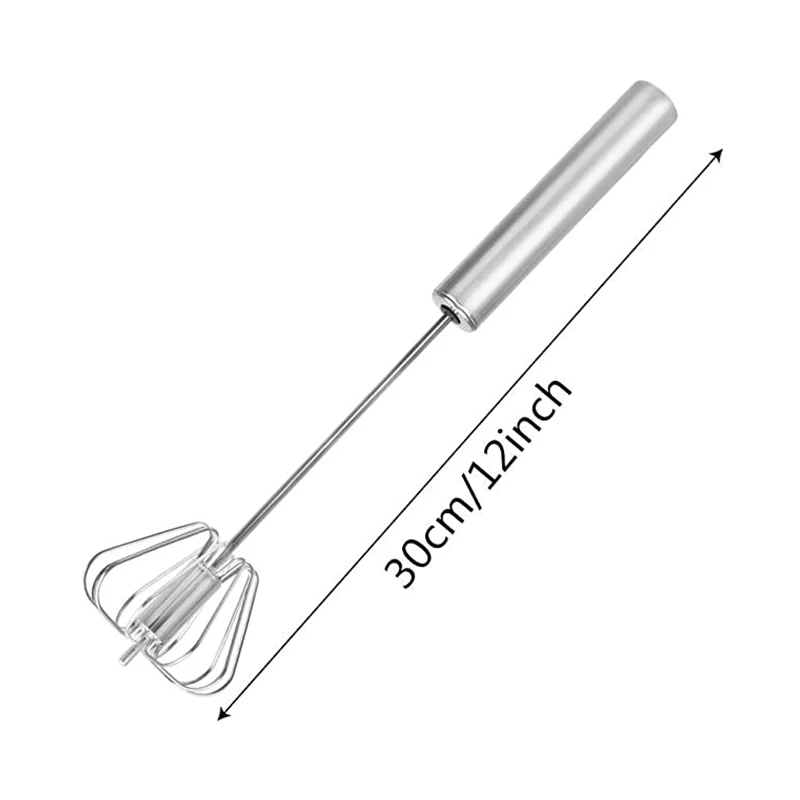 Stainless Steel Mixer 12 Inch Egg Beater Manual Press Mixer Is Easy to Use Save a Lot of Energy Suitable for Kitchen
Stainless Steel Mixer 12 Inch Egg Beater Manual Press Mixer Is Easy to Use Save a Lot of Energy Suitable for Kitchen