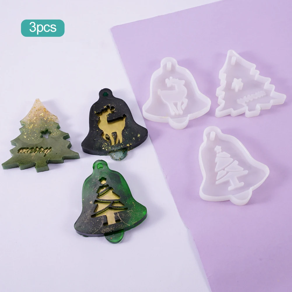 3pcs DIY Resin Crystal Epoxy Mould Christmas Tree Elk Pendant Bag Decoration Resin Silicone Mould DIY Silicone Casting Soap Mold
3pcs DIY Resin Crystal Epoxy Mould Christmas Tree Elk Pendant Bag Decoration Resin Silicone Mould DIY Silicone Casting Soap Mold