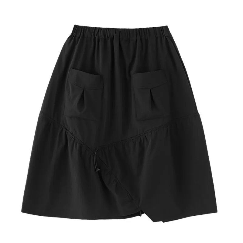 IEQJ Skirt Womens Safari Style Loose Large Size Drawstring A-line Wild Designed Mid-length 2021 New Spring Fashion Tide XA223
IEQJ Skirt Womens Safari Style Loose Large Size Drawstring A-line Wild Designed Mid-length 2021 New Spring Fashion Tide XA223