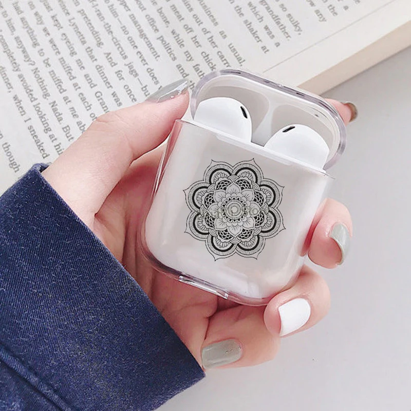 Mandala Flower Art Earphone Case For Apple AirPods 1 2 Soft TPU Transparent Cover For Airpods Accessories
Mandala Flower Art Earphone Case For Apple AirPods 1 2 Soft TPU Transparent Cover For Airpods Accessories