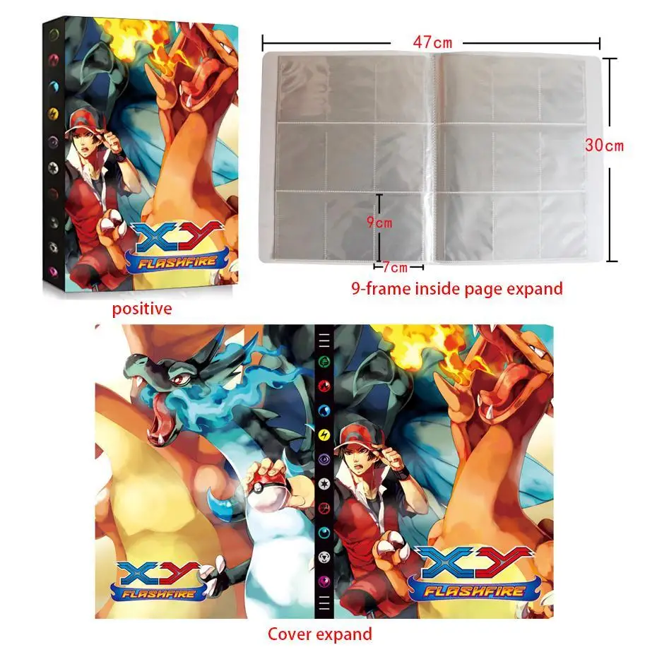 Pokemon Game Cards Album Book 432Pcs Anime Card Collectors Holder Loaded List Capacity Binder Folder Pokemons Toys for gifts Kid
Pokemon Game Cards Album Book 432Pcs Anime Card Collectors Holder Loaded List Capacity Binder Folder Pokemons Toys for gifts Kid